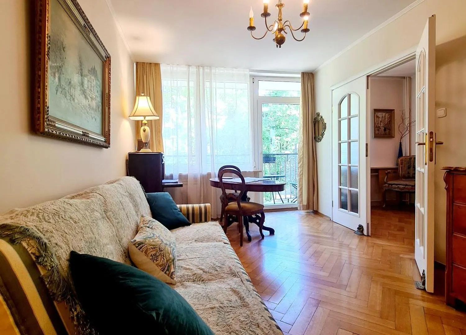 Quiet Apartment Near Metro And Old Town 바르샤바 0*,